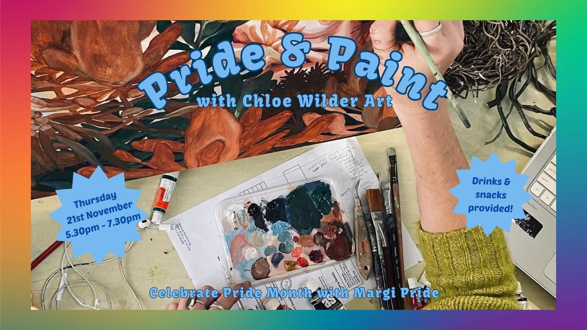 FUNDRAISER Pride and Paint with Chloe Wilder 