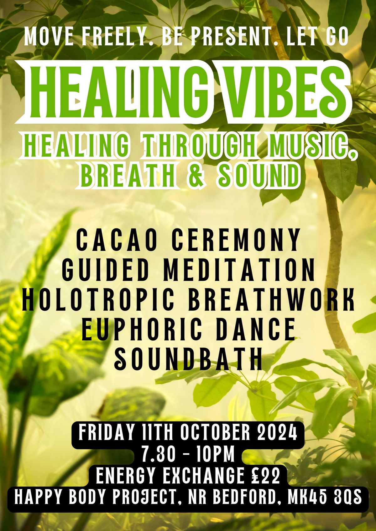 Cacao, Breathwork, Euphoric Movement & Dance & Soundbath Evening