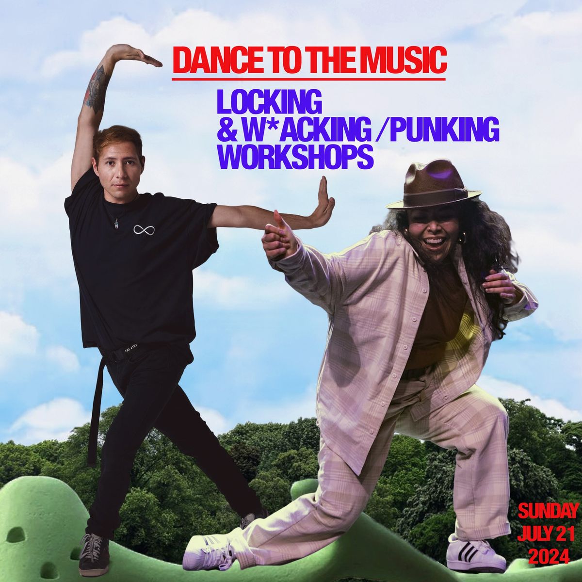 DANCE TO THE MUSIC - Locking & W*acking\/Punking Workshops