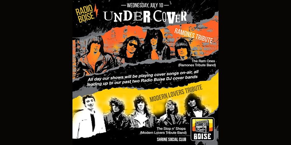 Radio Boise Under Cover: Ramones (tribute) + Modern Lovers (tribute)