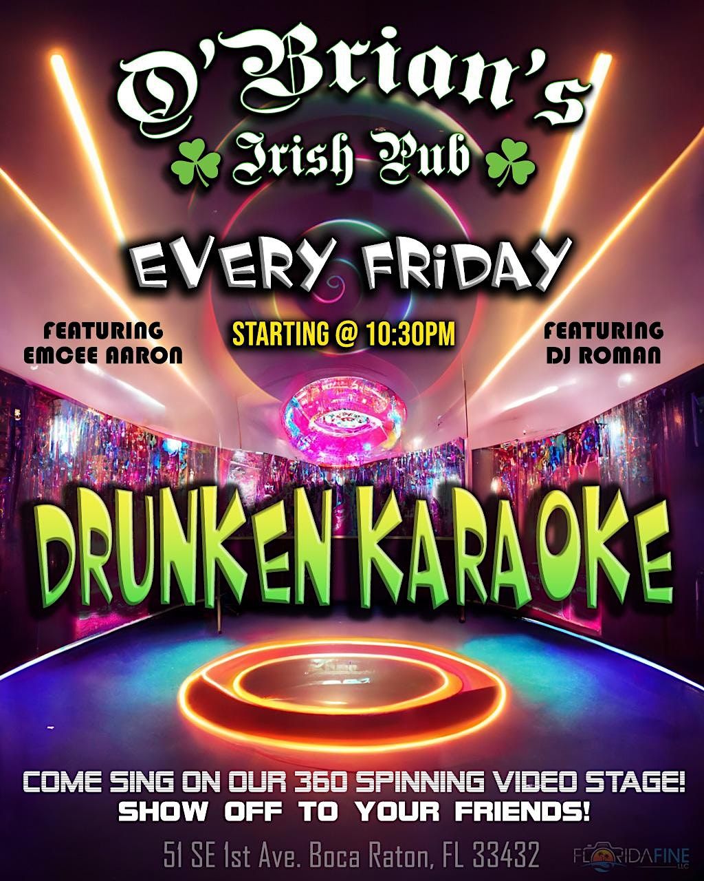 Karaoke Fridays @ O'Brian's Irish Pub