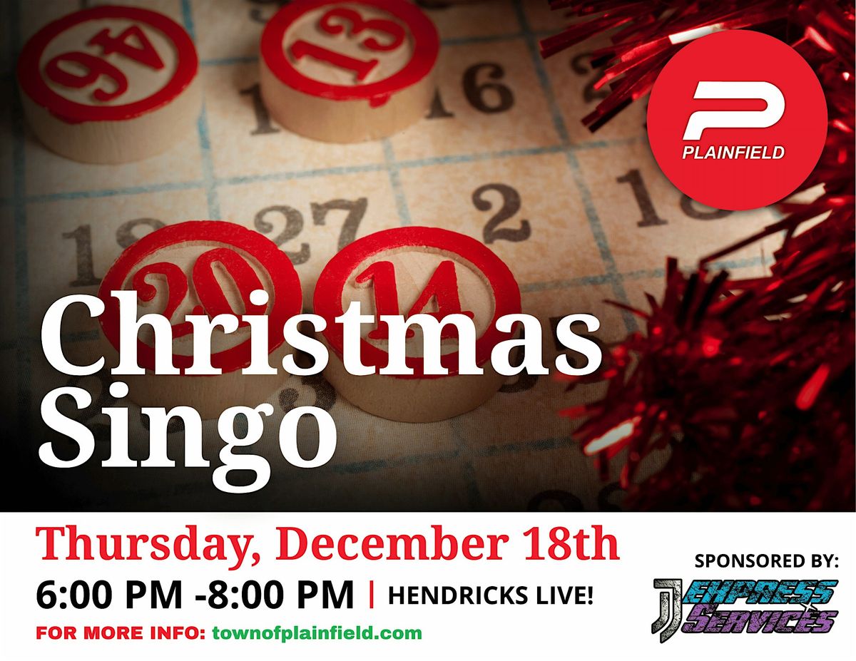 Trees of Plainfield: Christmas SINGO