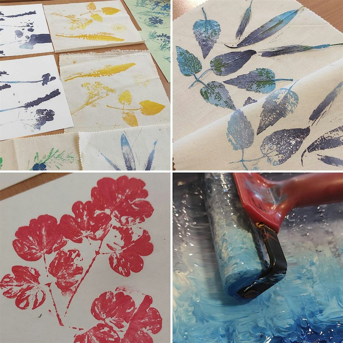 Botanical Twilight printing workshop with artist Emma Williams