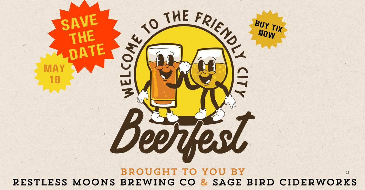 Friendly City Beer Fest in Downtown Harrisonburg presented by Sage Bird & Restless Moons