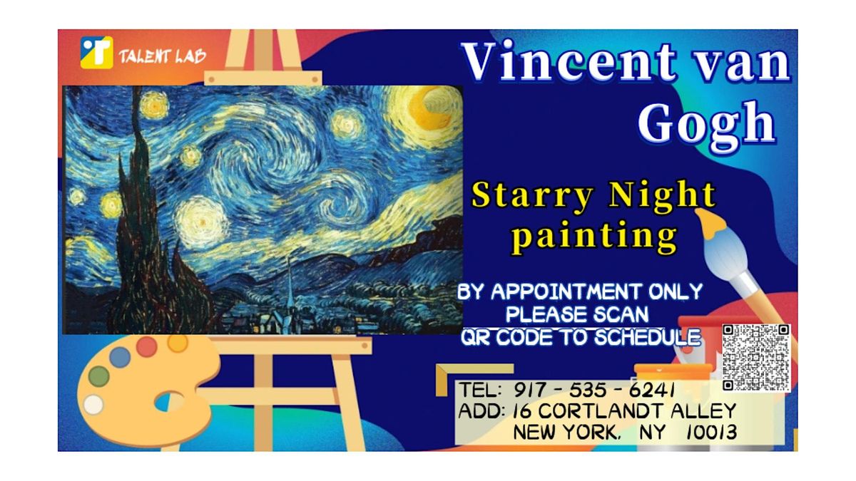 Vincent Van Gogh Starry Night Couple Painting