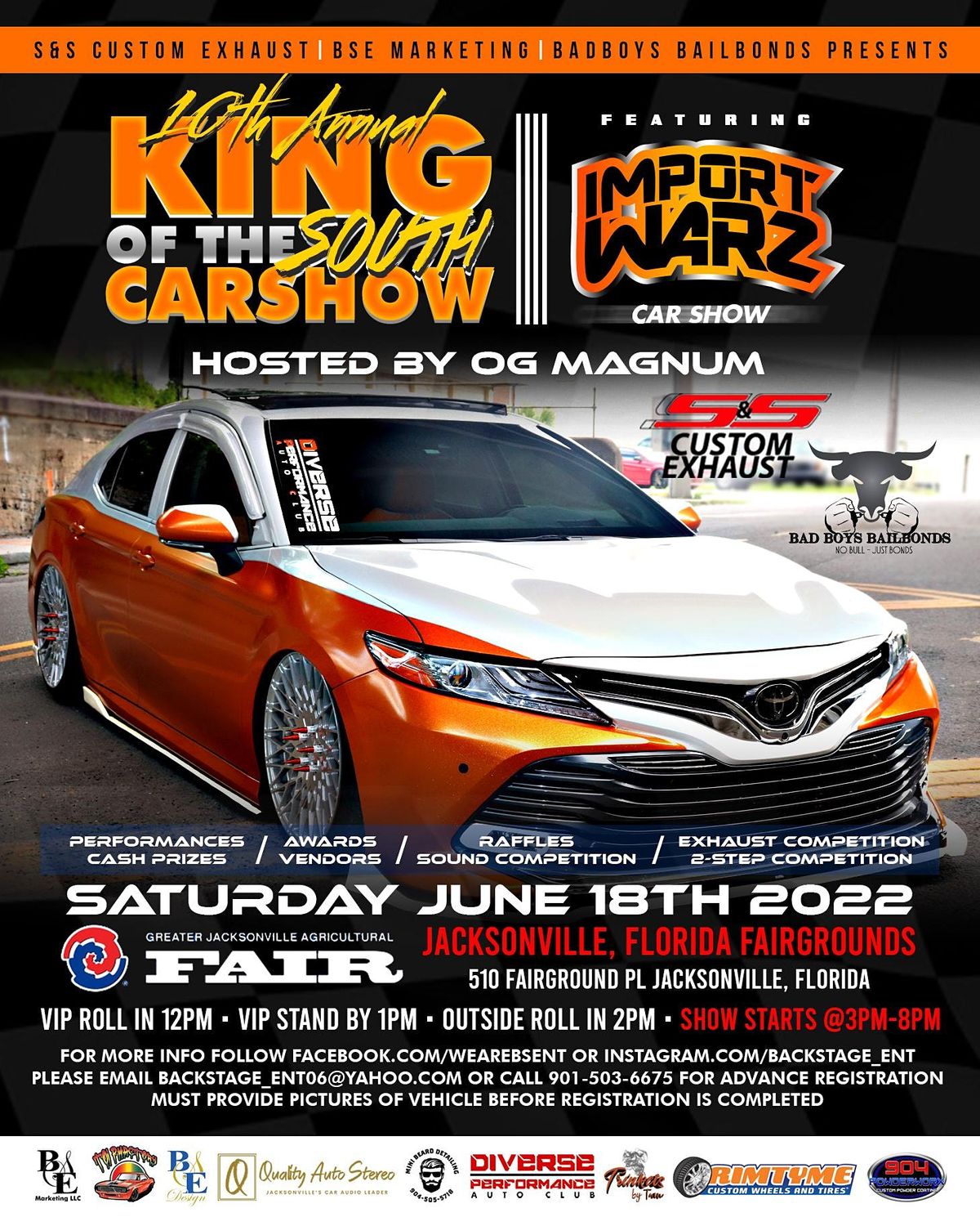 10TH ANNUAL KING OF THE SOUTH FEATURING IMPORT WARZ