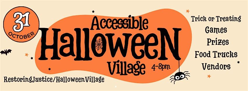 Accessible Halloween Village