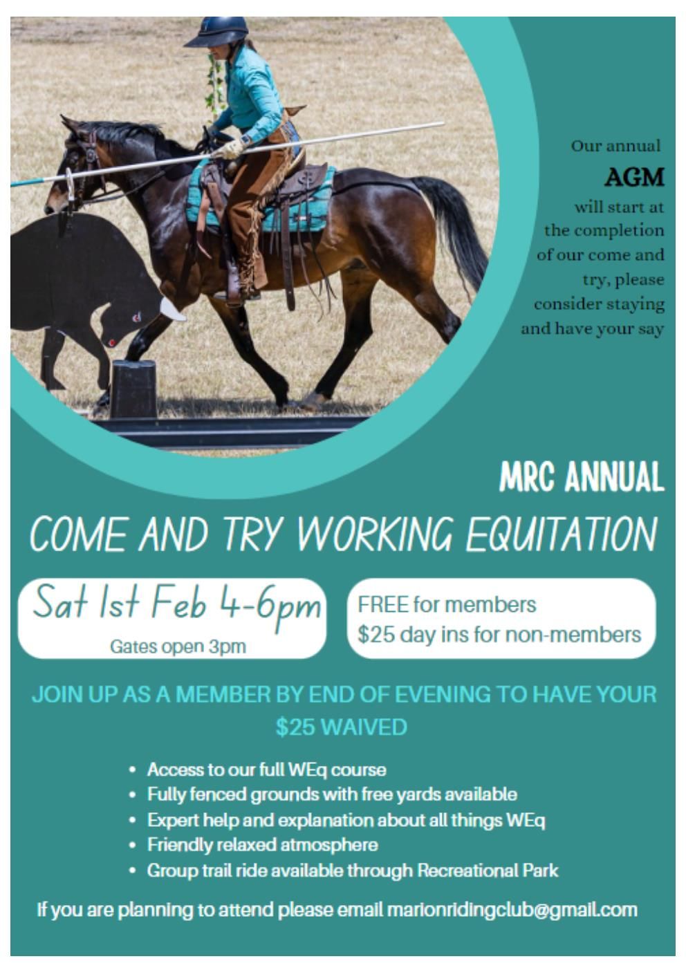 MRC Annual Come and Try