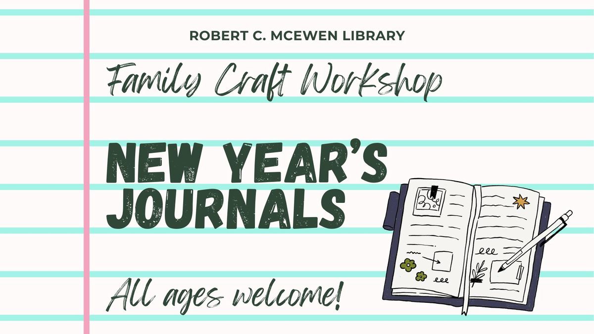 Family Craft Night: New Year's Journals