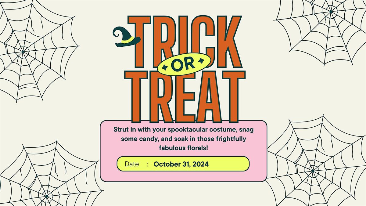 FREE Trick or Treat Event