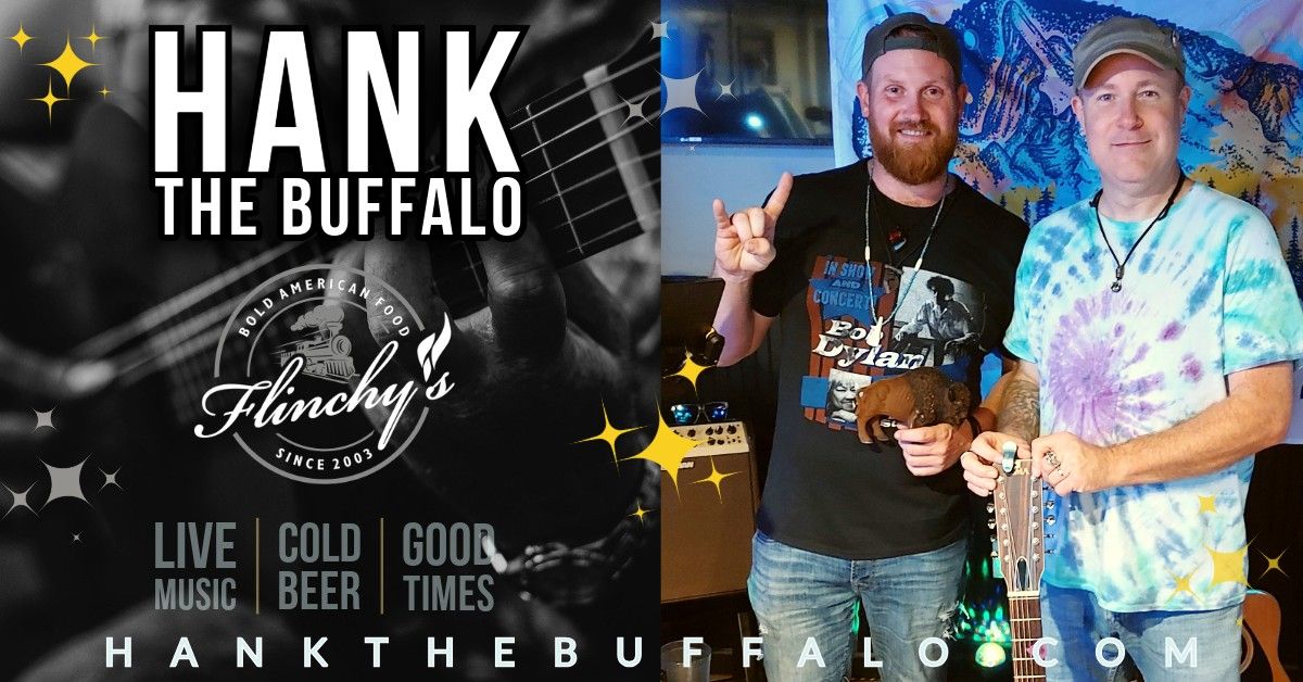 Hank the Buffalo on the Train Wreck Deck