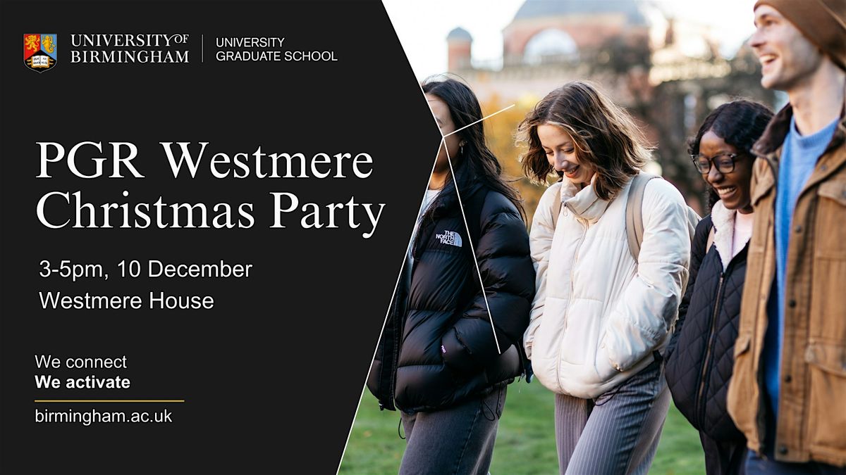 PGR Westmere Christmas Party (In-Person)