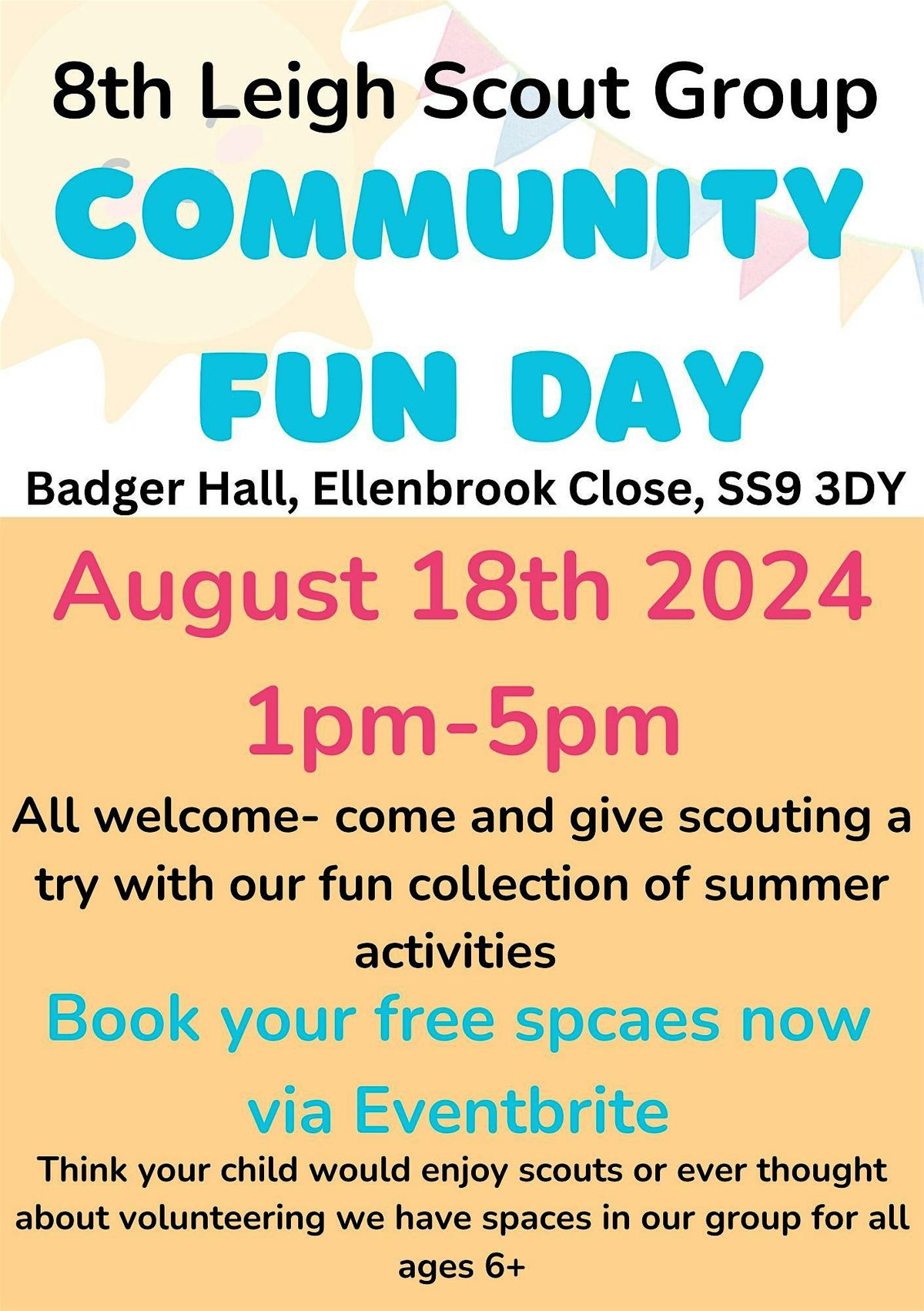 8th Leigh-on-sea Scouts Community Fun Day