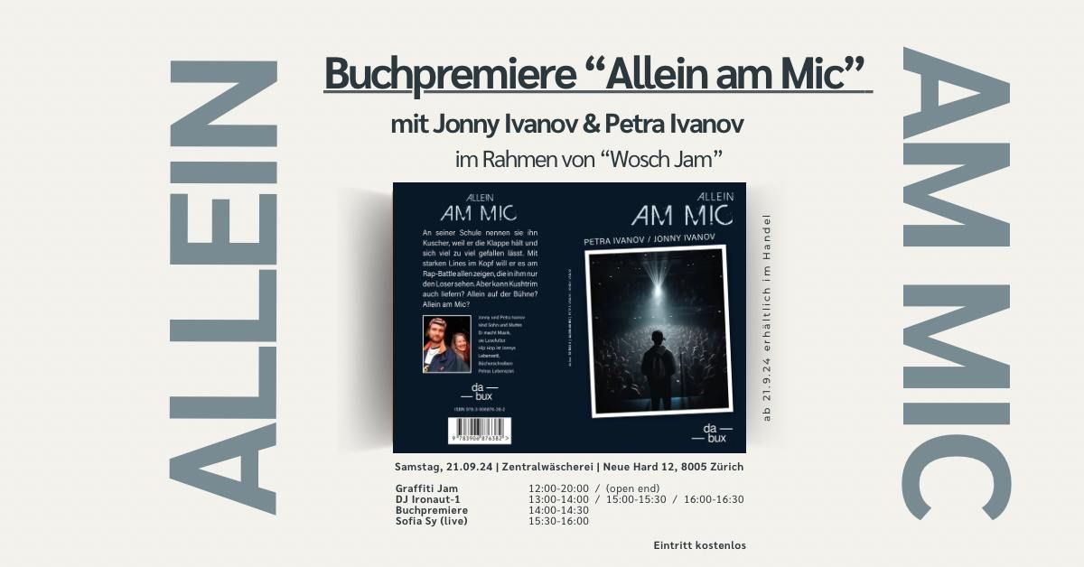 Buchpremiere "Allein am Mic" mit Jonny Ivanov & Petra Ivanov