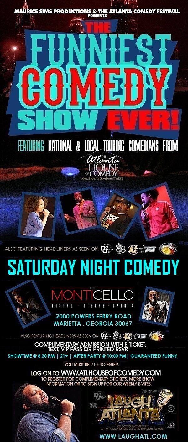 The Funniest  Thursday Comedy Show Ever @ Monticello