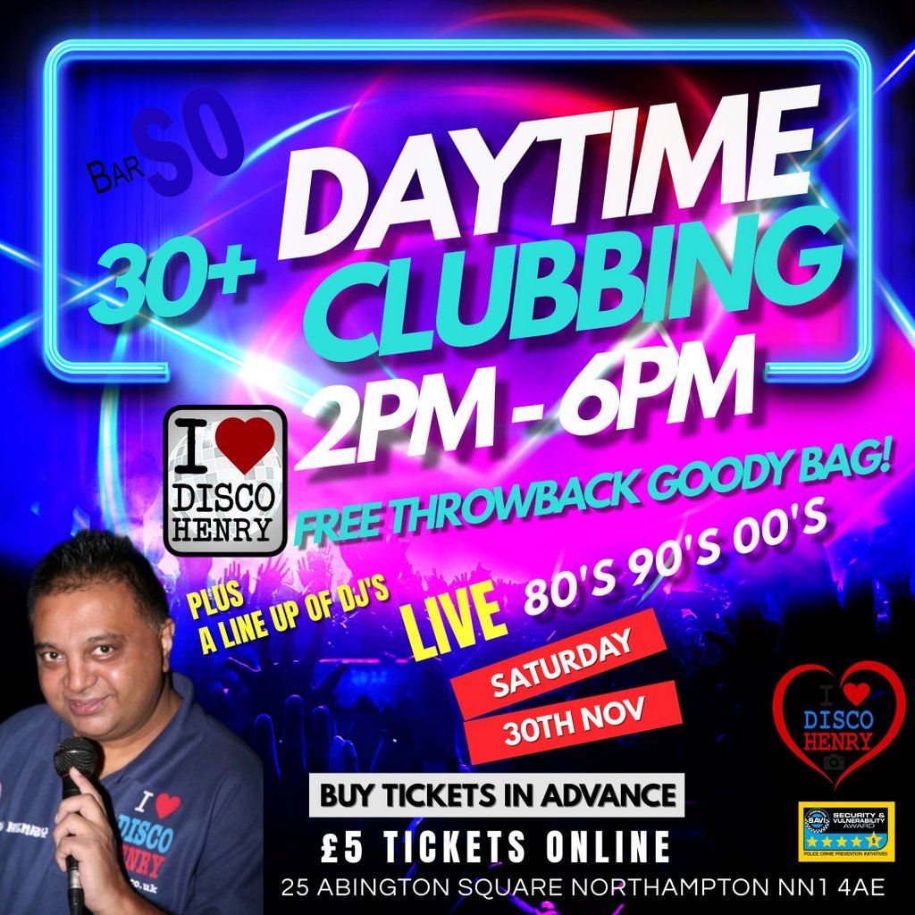 Bar So Northampton Daytime Clubbing