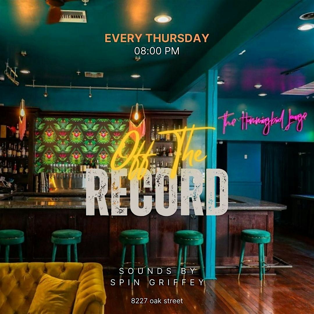 Off The Record Thursday