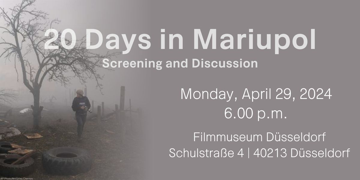Screening and Discussion: 20 Days in Mariupol (OV)