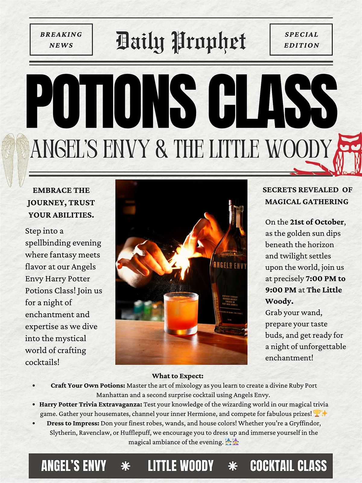 Angel's Envy Potions Class