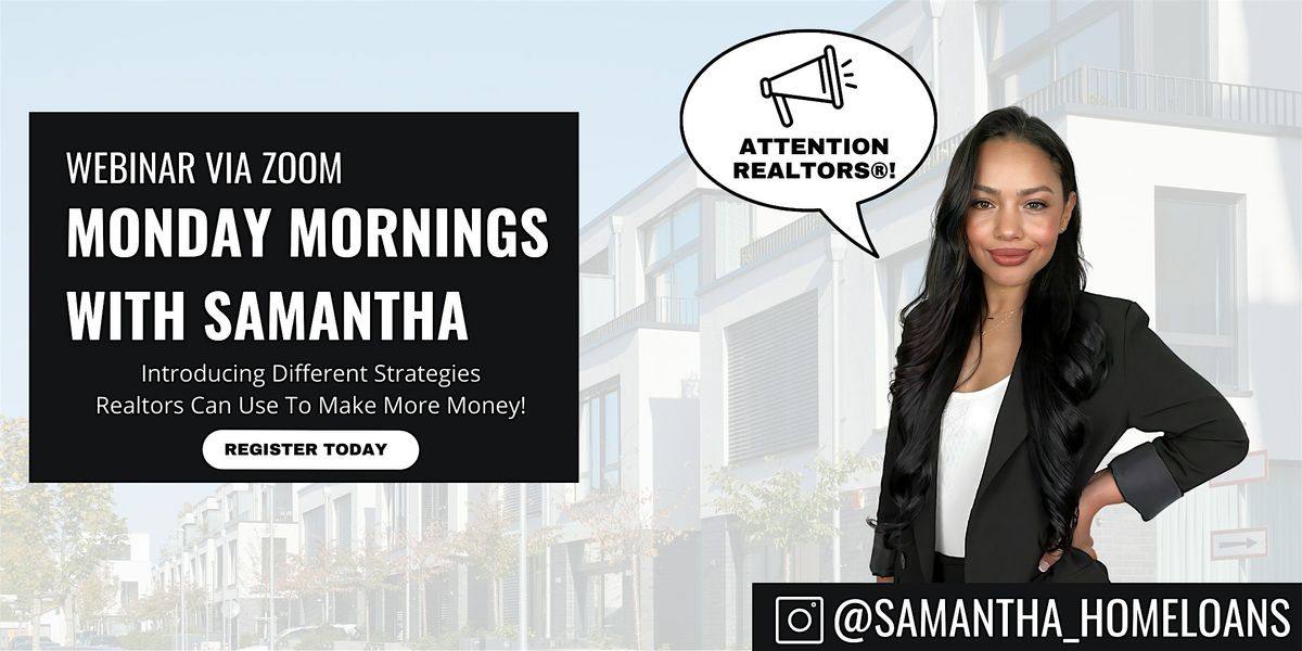 FREE Webinar| Helping Realtors Make More Money |  Mornings w\/ Sam | Ocala