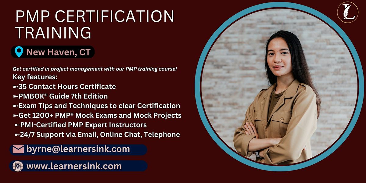 Confirmed PMP exam prep workshop in New Haven, CT