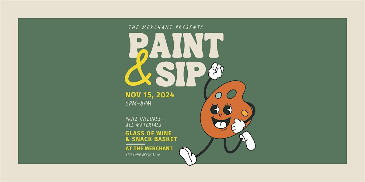 Paint & Sip at The Merchant