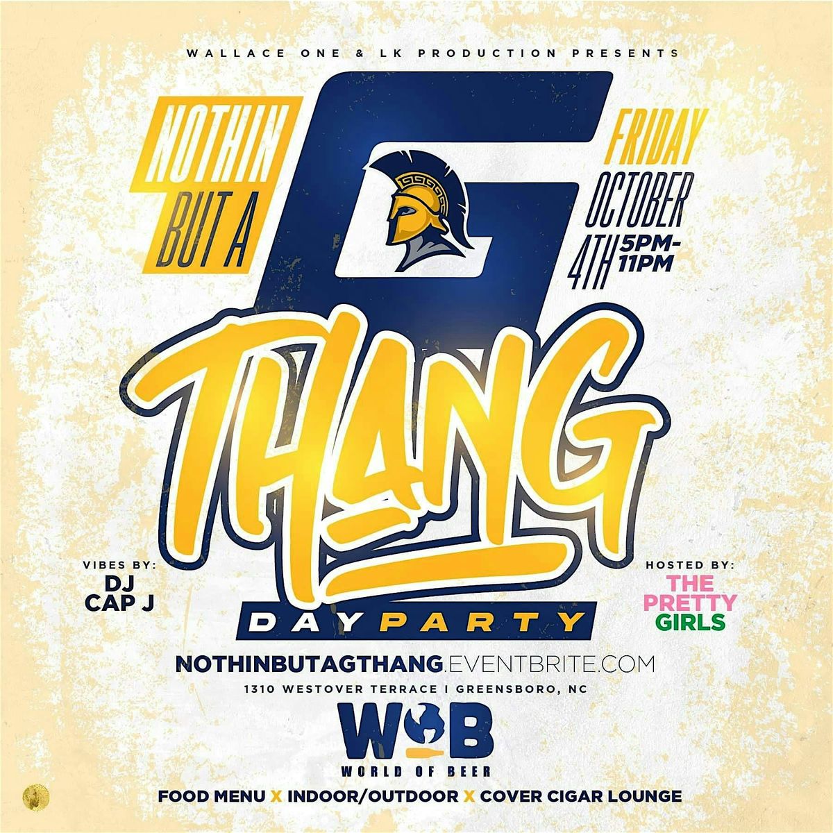 NOTHIN BUT A "G" THANG " A DAY-PARTY  DURING UNCG HOMECOMING