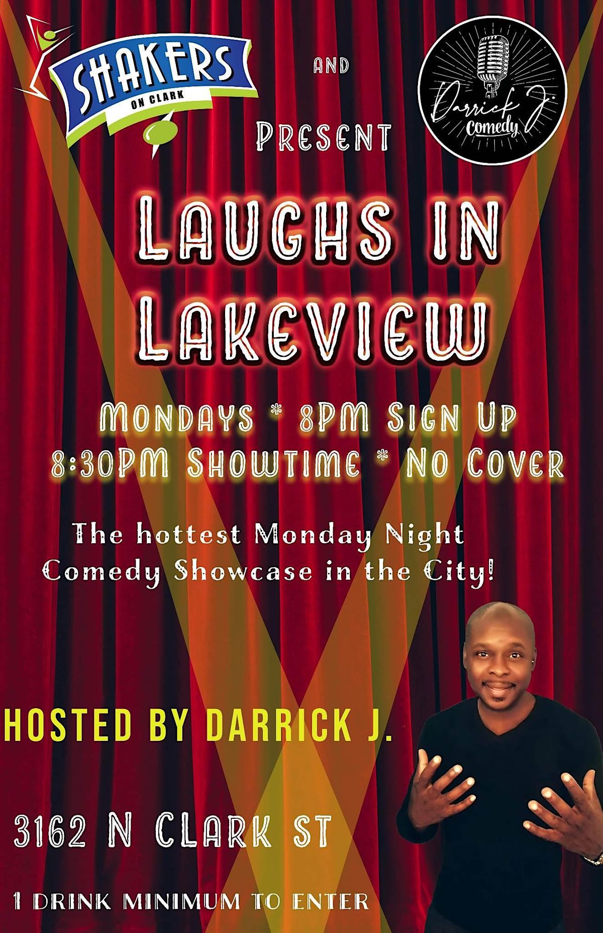 Laughs in Lakeview Stand-Up Comedy Showcase\/OpenMic