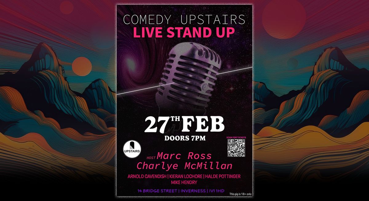 Comedy Upstairs - Charlye McMillan - 27 February