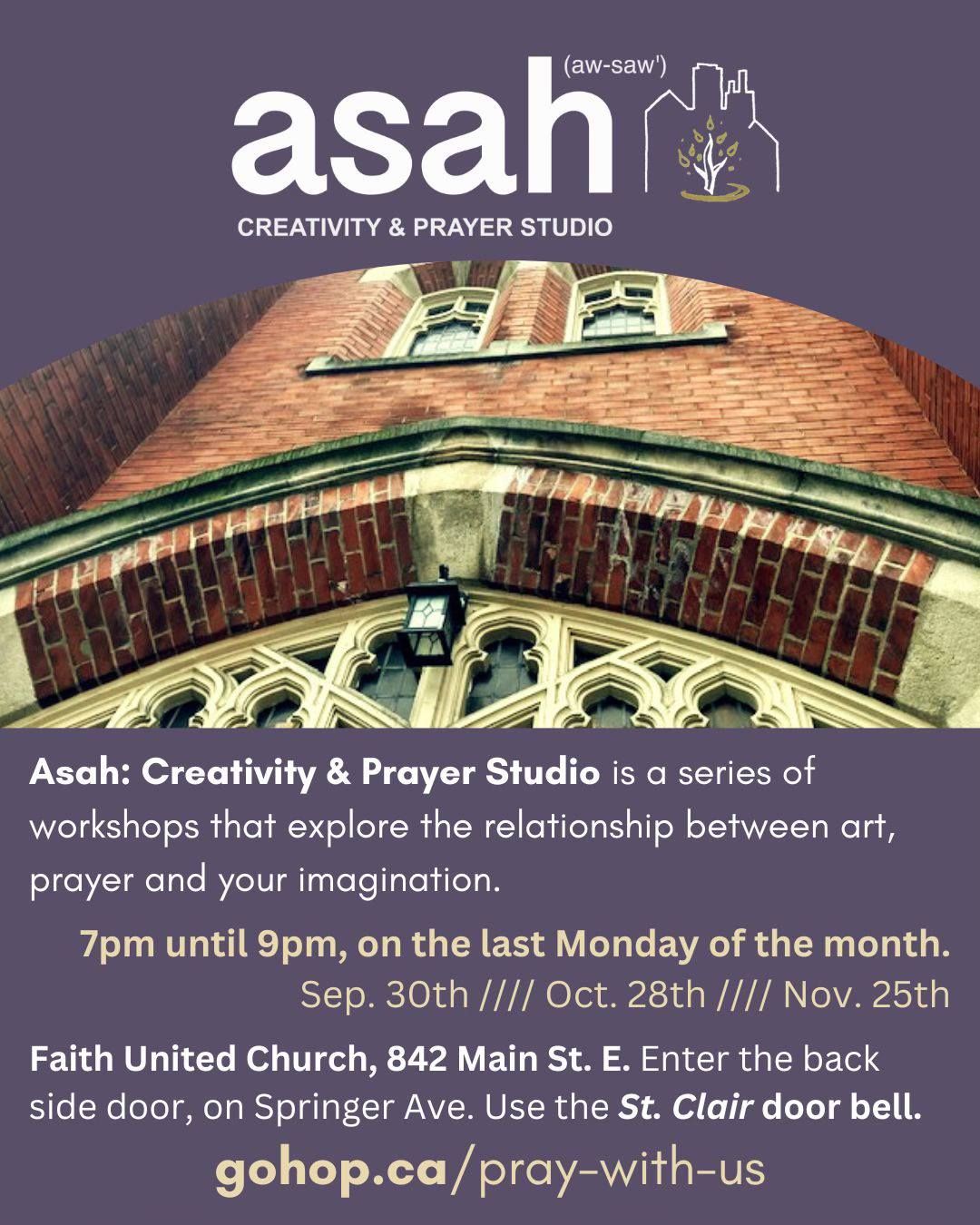 Asah: Creativity & Prayer Studio