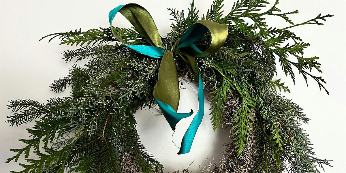 Natural Holiday Wreath-making