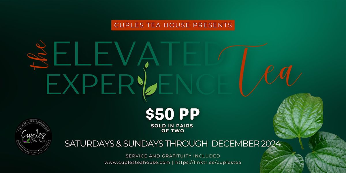 THE ELEVATED TEA EXPERIENCE | FOR 2 | FALL EDITION