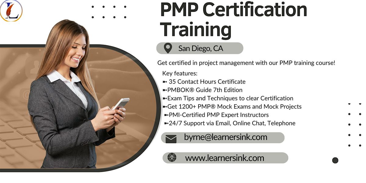 PMP Classroom Certification Bootcamp In San Diego, CA