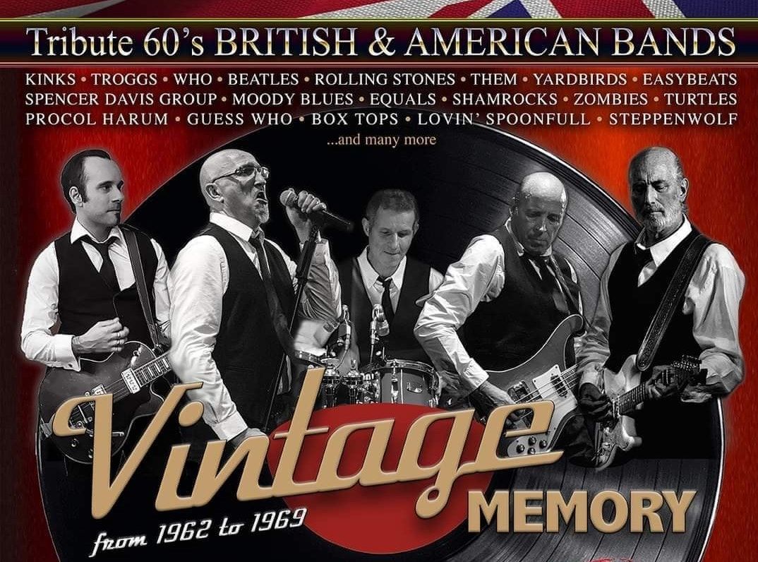 Vintage Memory - tribute to 60's British & American bands \ud83c\uddec\ud83c\udde7\ud83c\uddfa\ud83c\uddf8