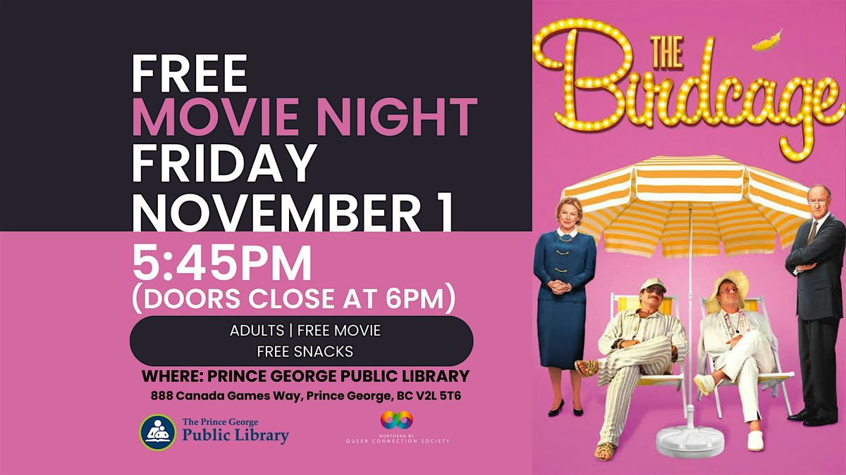 FREE MOVIE NIGHT: THE BIRDCAGE