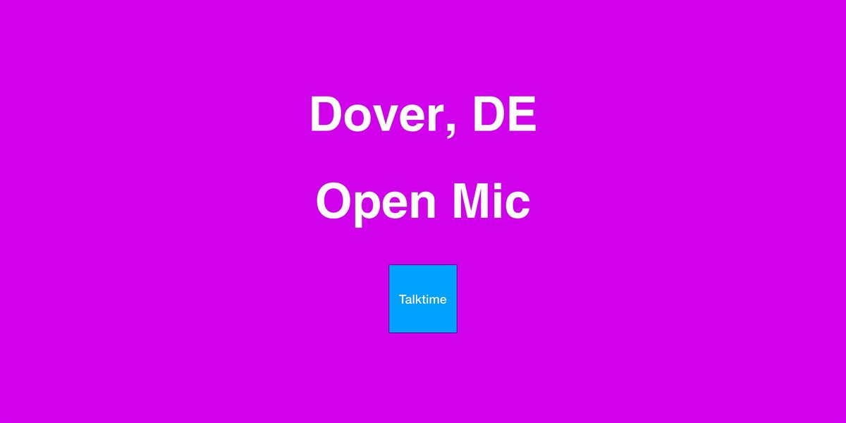 Open Mic - Dover