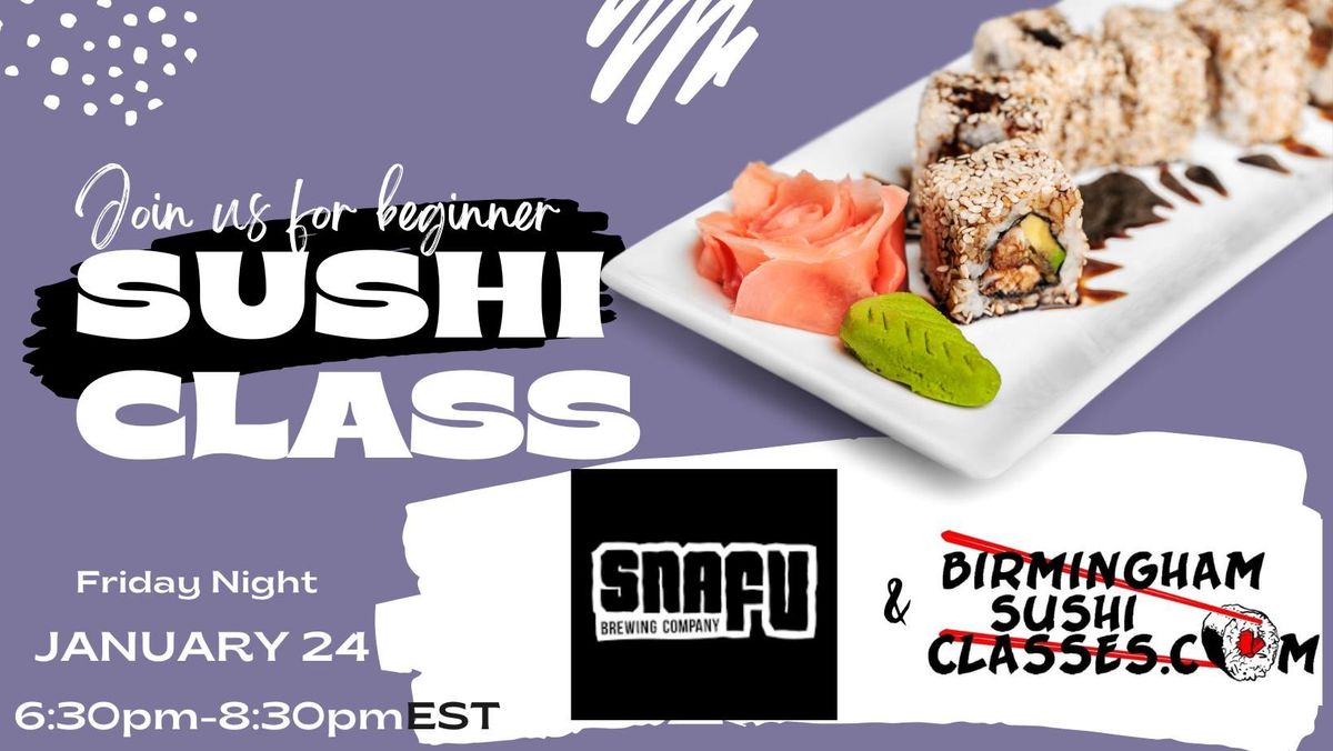 Beginner Sushi Class - Charleston, SC