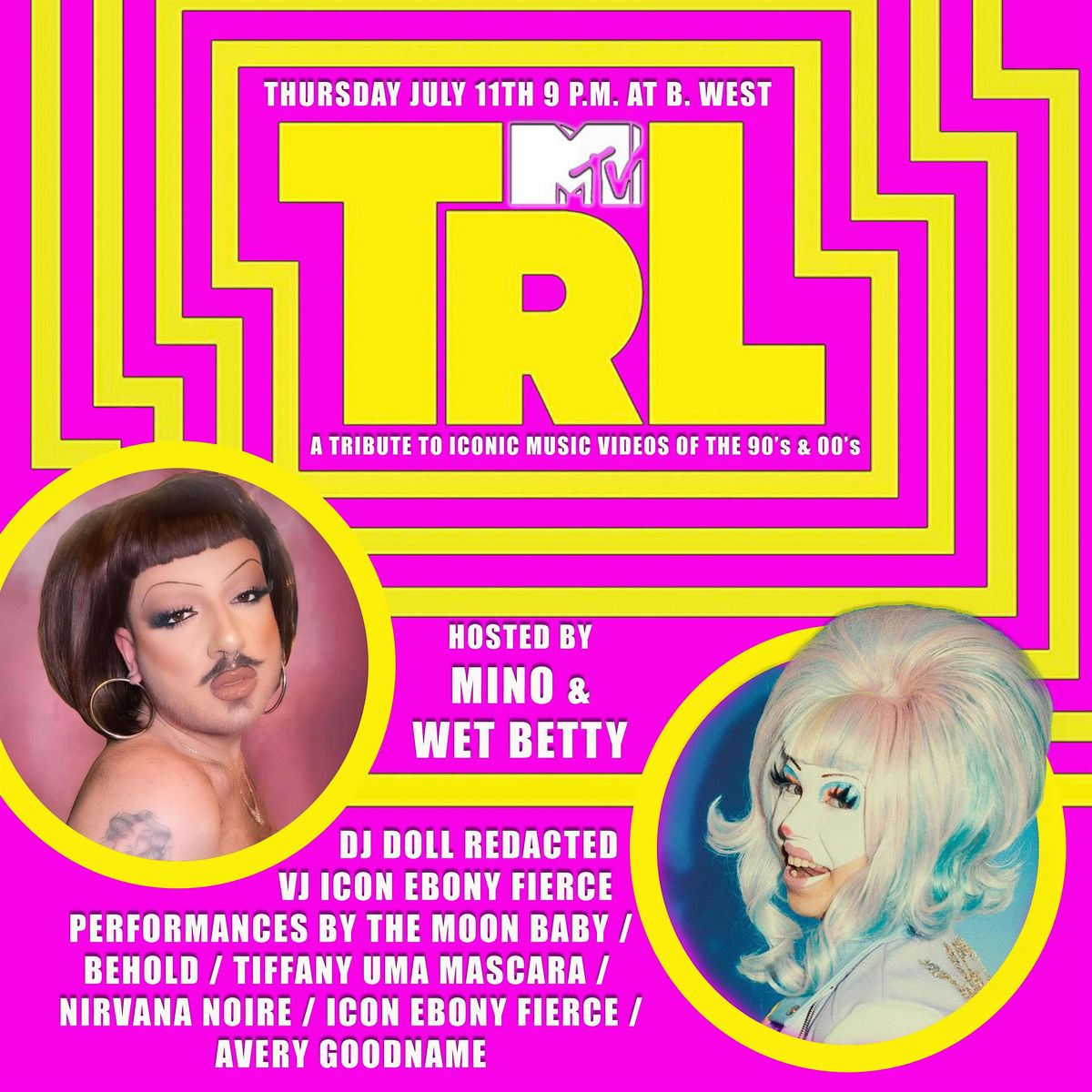 TRL: A Tribute to Iconic Music Videos of the 90's and 00's