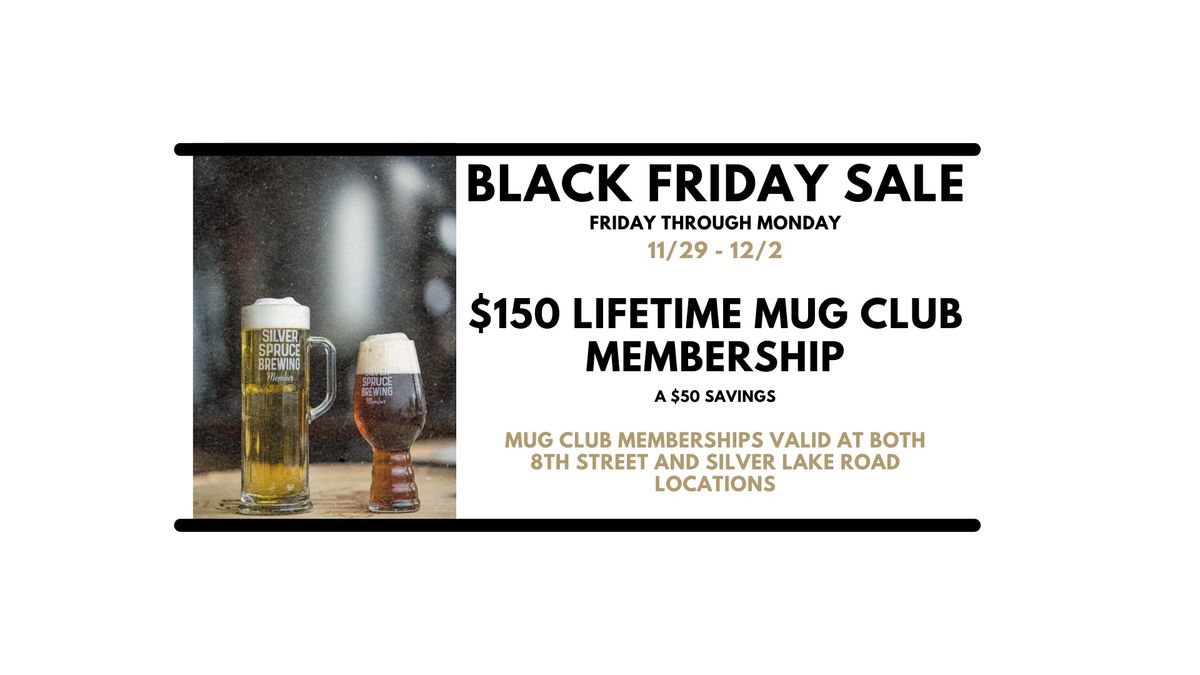 Black Friday Mug Club Sale