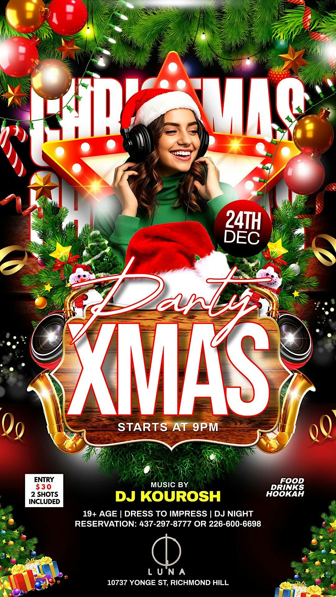 XMAS Party - The Night Before Christmas Persian Party Night