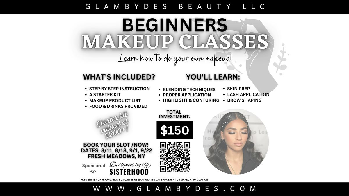 9\/22 GLAMBYDES Beginners Makeup Class