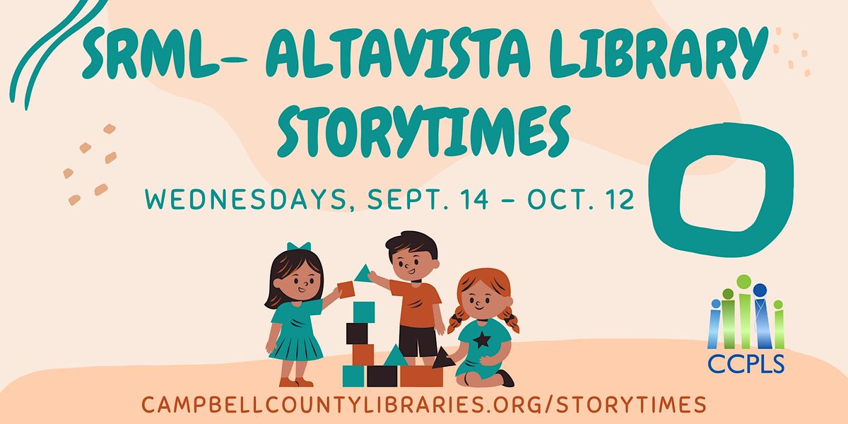 SRML Altavista Library Storytimes, Staunton River Memorial Library