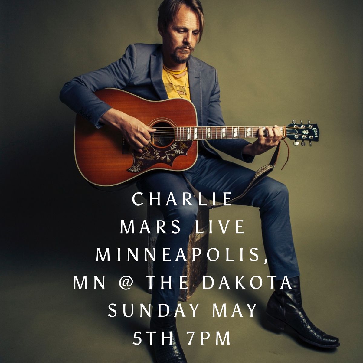Charlie Mars in Minneapolis at the Dakota