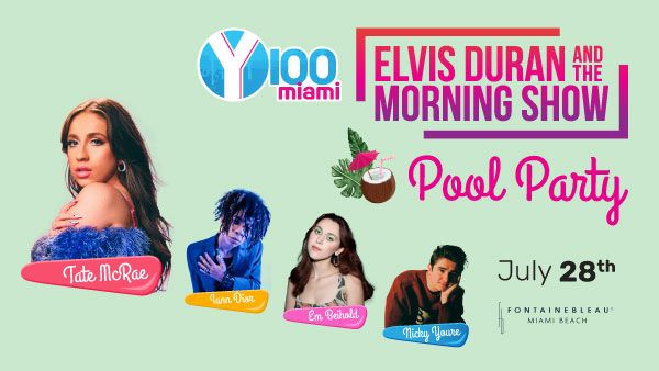 Y100 + Elvis Duran Show Pool Party