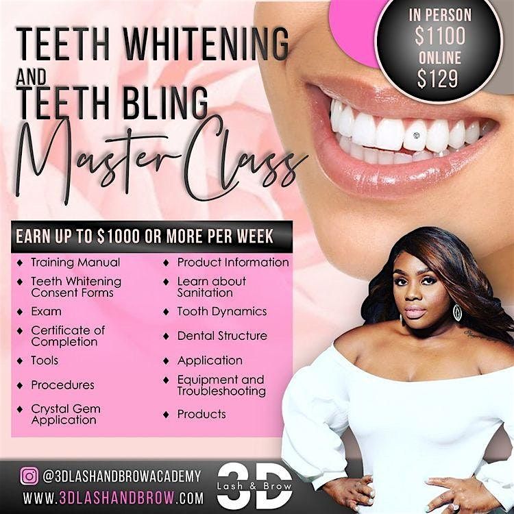 Teeth Whitening and Teeth Bling Dallas Certification Class.