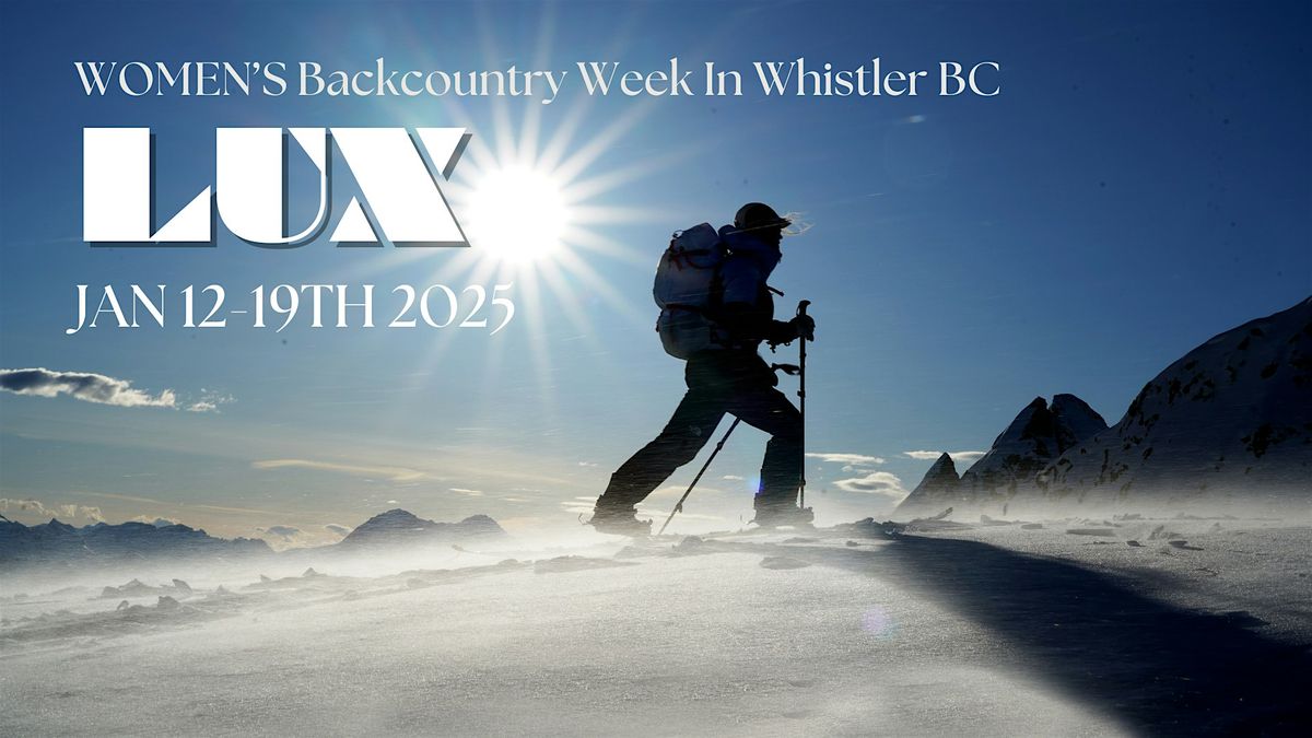 All Women Backcountry Week in Whistler BC