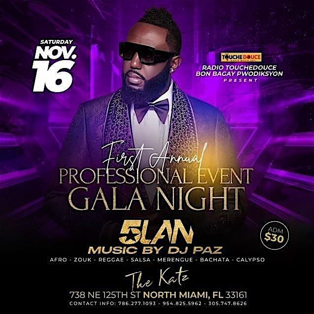 5 Lan 1st Annual Professional GALA Night.