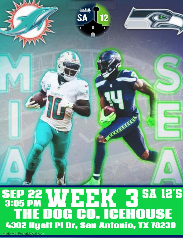 Week 3 - Dolphins vs Seahawks