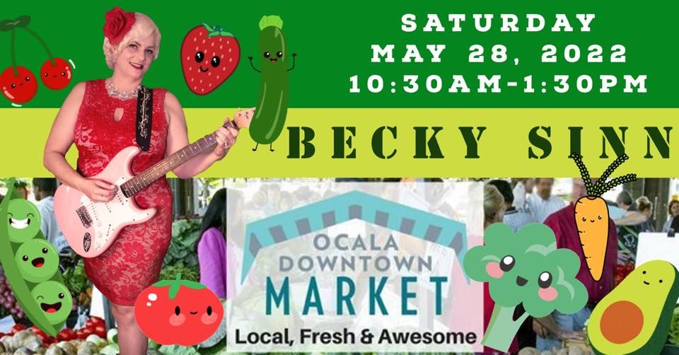 Becky Sinn Live Music Ocala Downtown Market