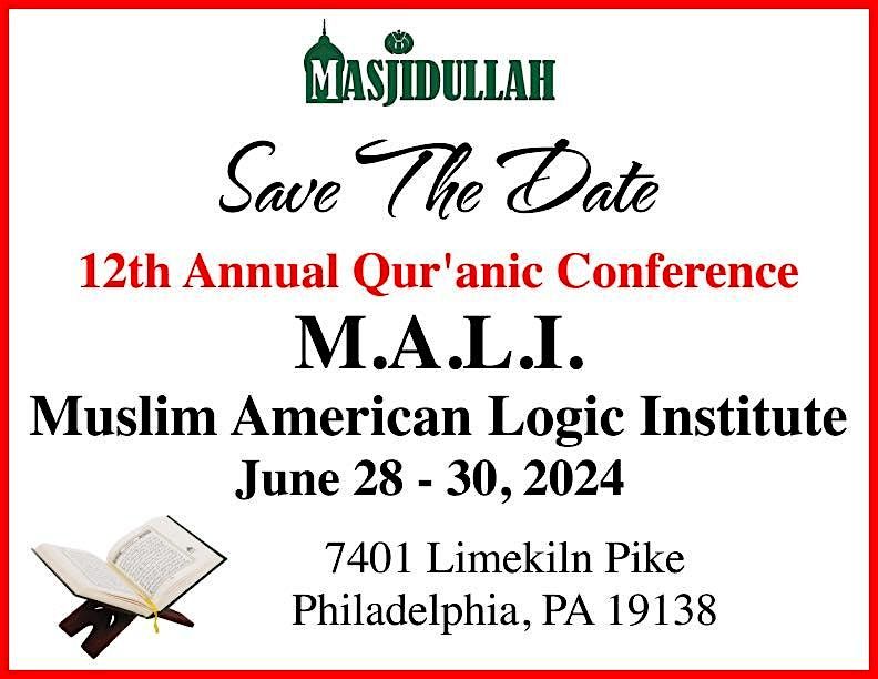 M.A.L.I. 12th Annual Qur'anic Conference 2024